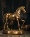 The bronze horse.